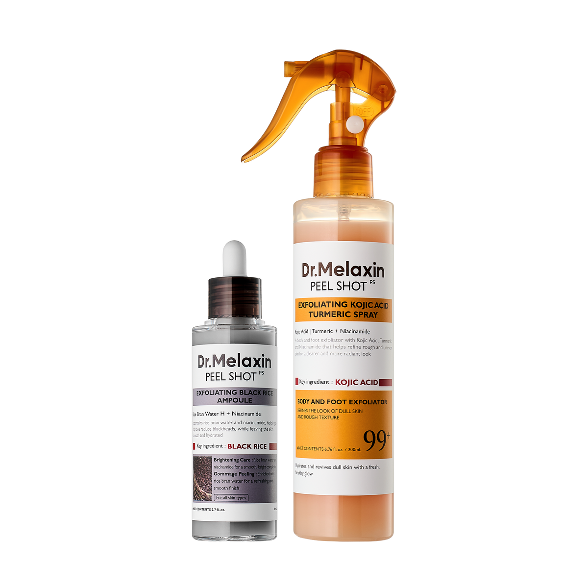 Body & Face Peel Shot Duo
